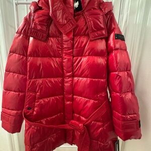 Karl Lagerfeld Red Quilted Jacket